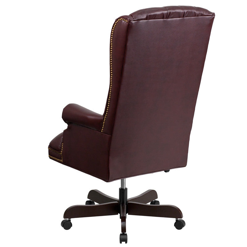 Oxford Tufted Executive Leather Office Chair - living-essentials