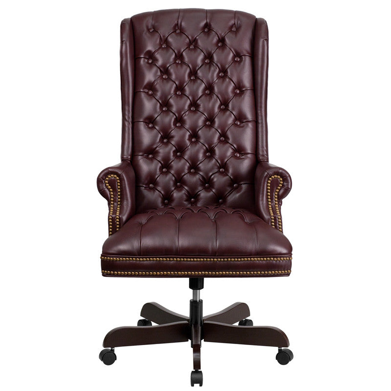 Oxford Tufted Executive Leather Office Chair - living-essentials
