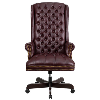 Oxford Tufted Executive Leather Office Chair - living-essentials