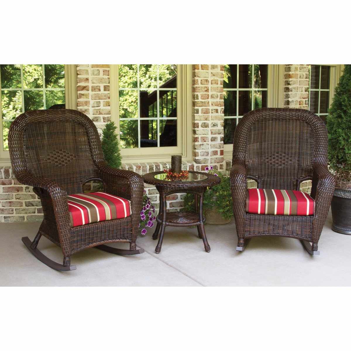 Lexington 3 Piece Rocking Chairs & End Table Bundle - living-essentials