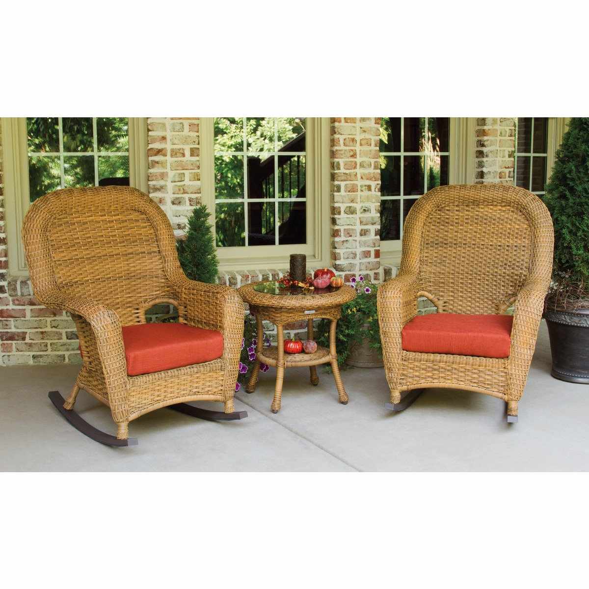 Lexington 3 Piece Rocking Chairs & End Table Bundle - living-essentials