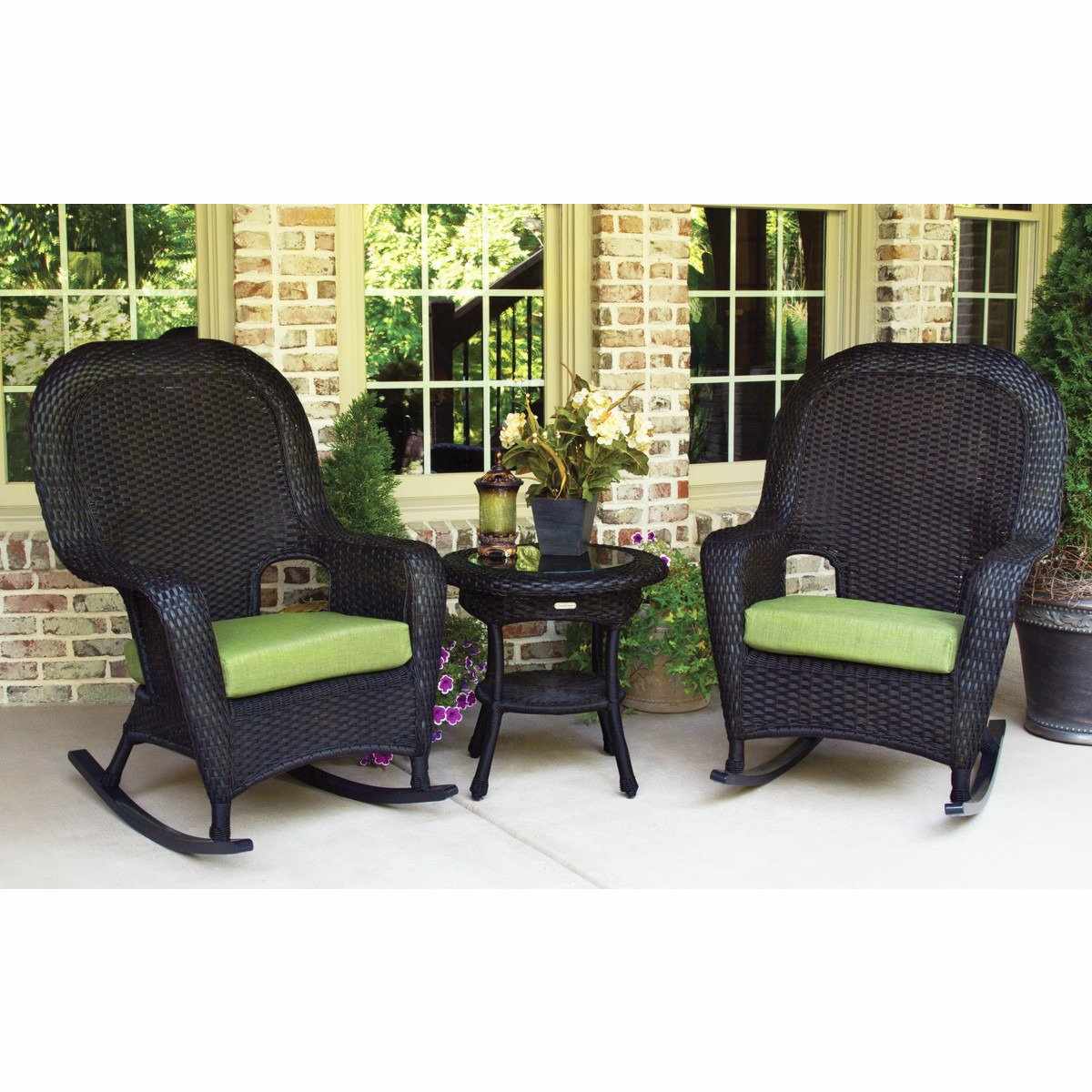 Lexington 3 Piece Rocking Chairs & End Table Bundle - living-essentials