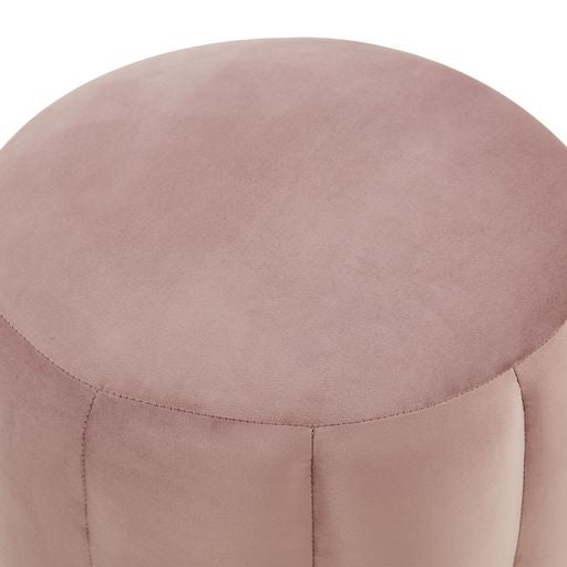 Gandia 19″ Round Velvet Ottoman