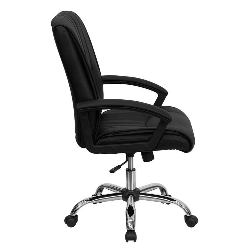 Sleek Mid-Back Office Chair - living-essentials