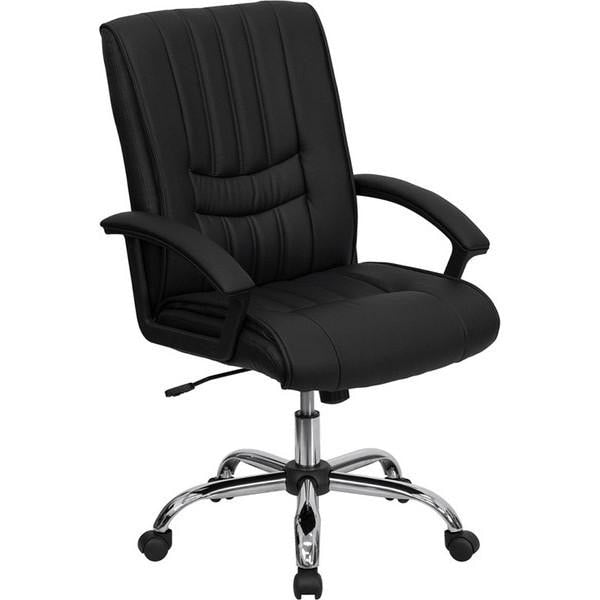 Sleek Mid-Back Office Chair - living-essentials