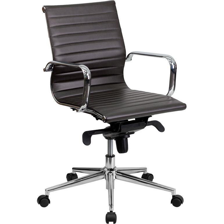 Charles Mid-Back Swivel Office Chair - living-essentials