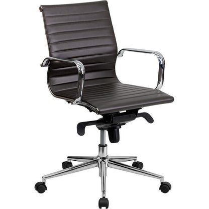 Charles Mid-Back Swivel Office Chair - living-essentials