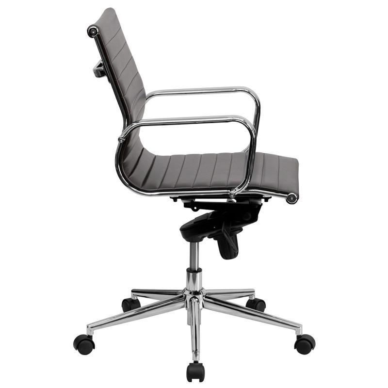 Charles Mid-Back Swivel Office Chair - living-essentials