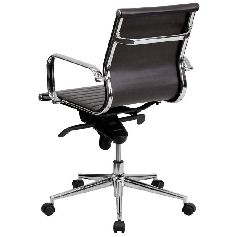 Charles Mid-Back Swivel Office Chair - living-essentials