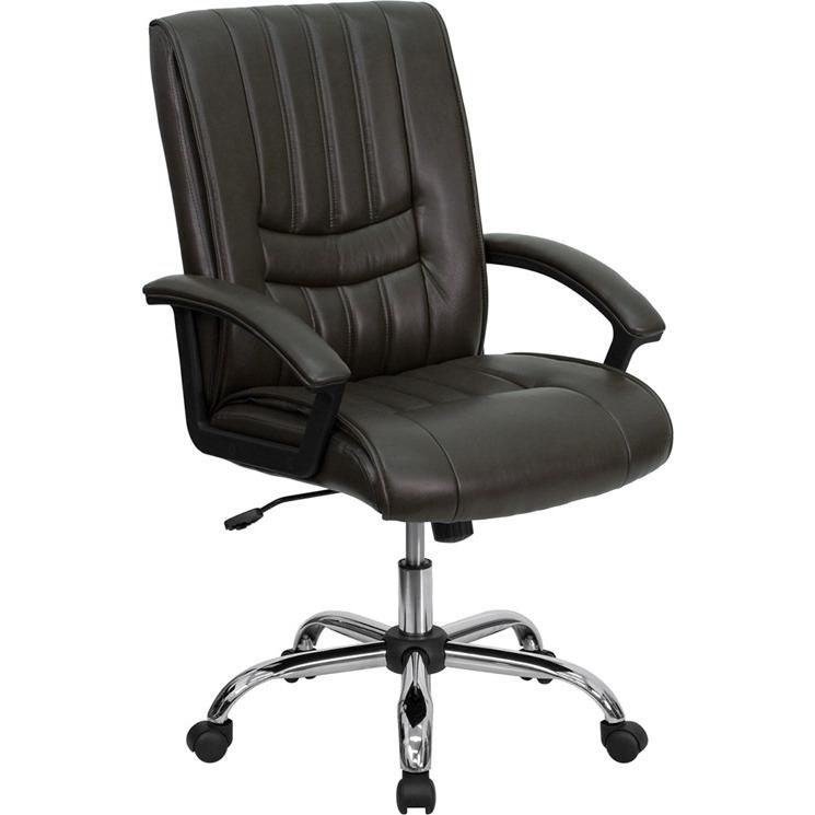Sleek Mid-Back Office Chair - living-essentials