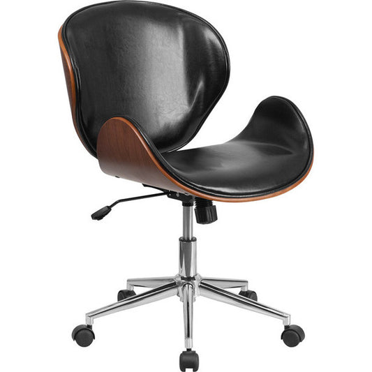 Linda Mid-back Swivel Office Chair - living-essentials
