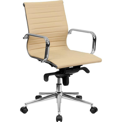 Charles Mid-Back Swivel Office Chair - living-essentials