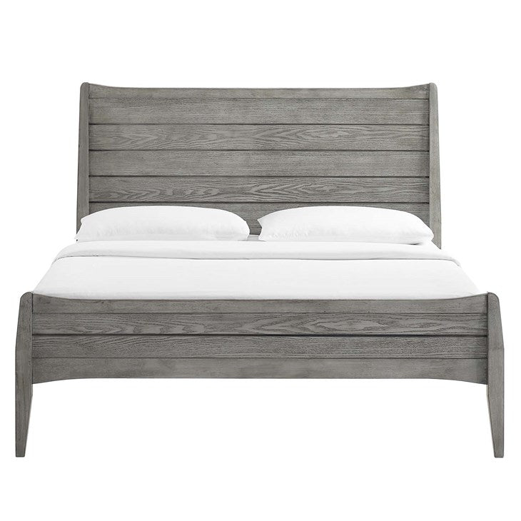 Boston 4 Piece Queen Bedroom Set in Gray