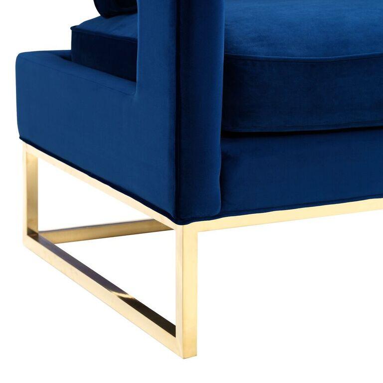 Alfred Velvet Lounge Chair - living-essentials