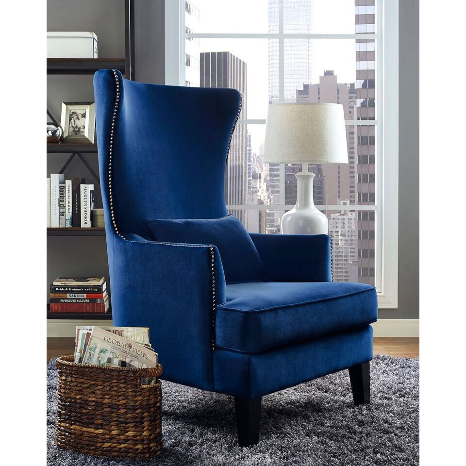 Crystal High Back Accent Chair - living-essentials