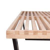Emfurn Mid-Century Inwood Platform Bench – 6 Feet
