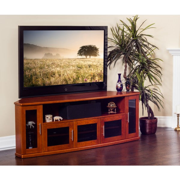 PLATEAU NEWPORT 80 Corner Wood 80" TV Stand - living-essentials