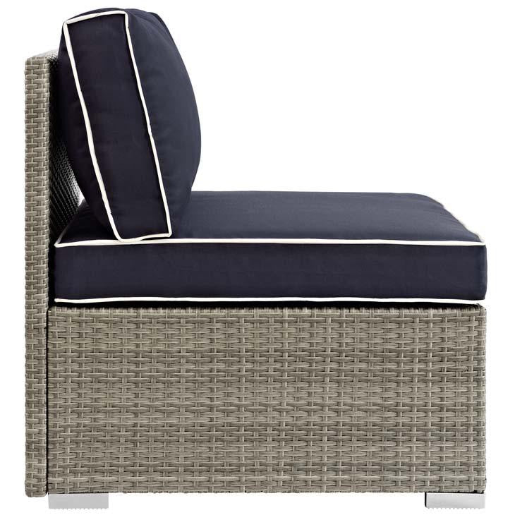 Rennie Outdoor Patio Armless Chair - living-essentials