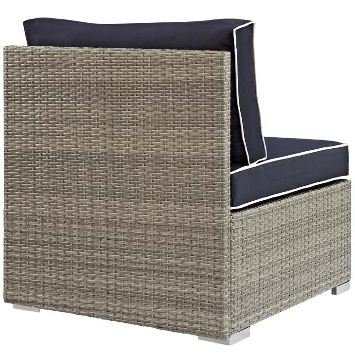 Rennie Outdoor Patio Armless Chair - living-essentials