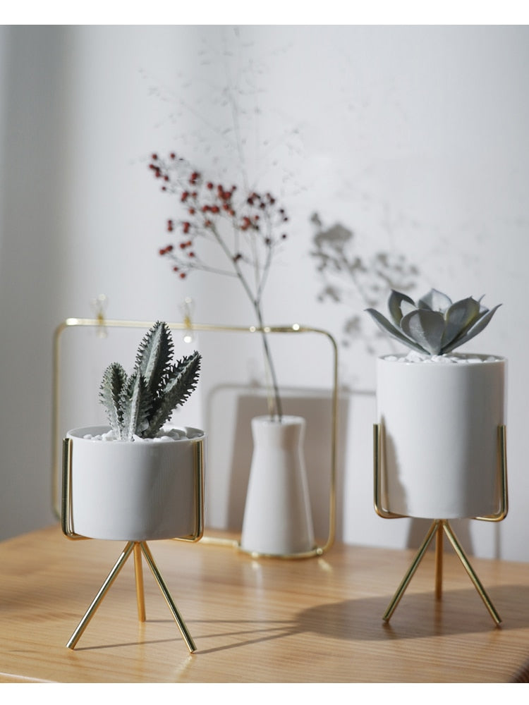 EMFURN 3pc Ceramic Planters