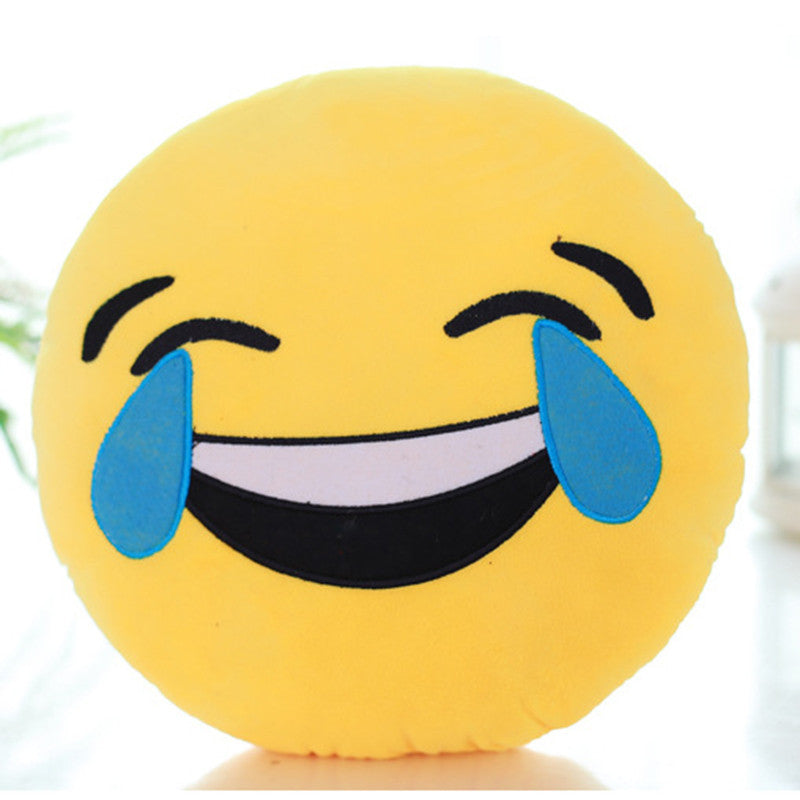 Emoji Pillow Cushions - Smiley Wink Love Flirt LOL - living-essentials