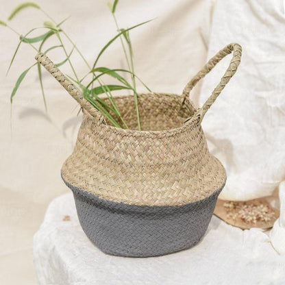 EMFURN Handmade Rattan Storage Baskets