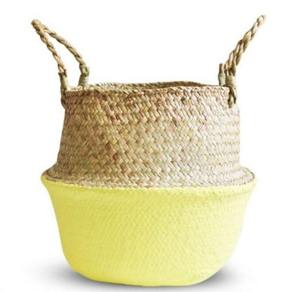 EMFURN Handmade Rattan Storage Baskets
