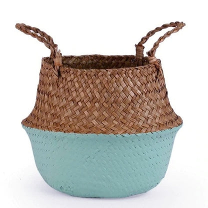 EMFURN Handmade Rattan Storage Baskets