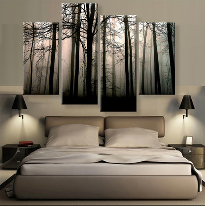 Forest 4 Piece Panel Wall Art - living-essentials
