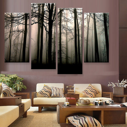 Forest 4 Piece Panel Wall Art - living-essentials
