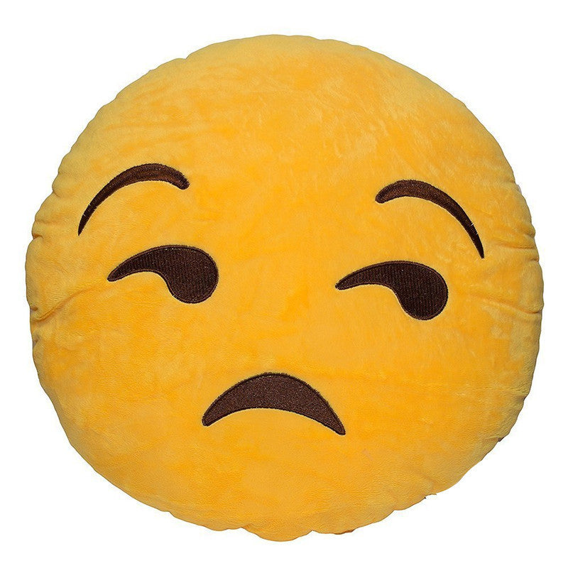 Kissing Wink Emoji Pillow - living-essentials