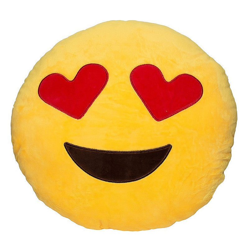Kissing Wink Emoji Pillow - living-essentials