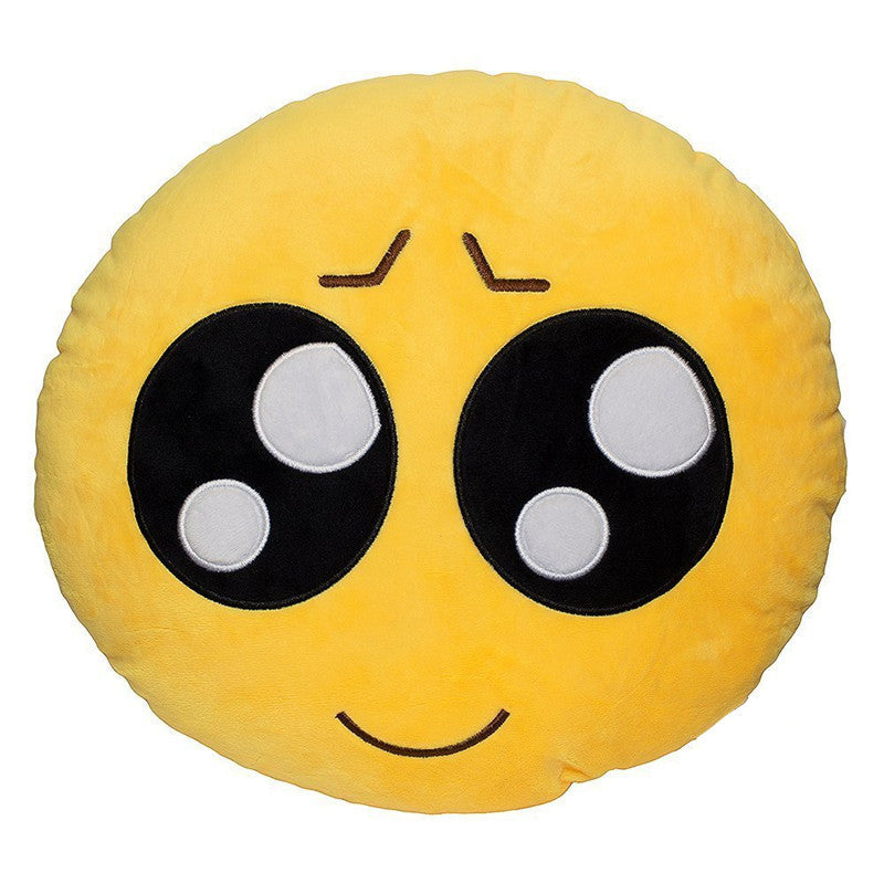 Kissing Wink Emoji Pillow - living-essentials