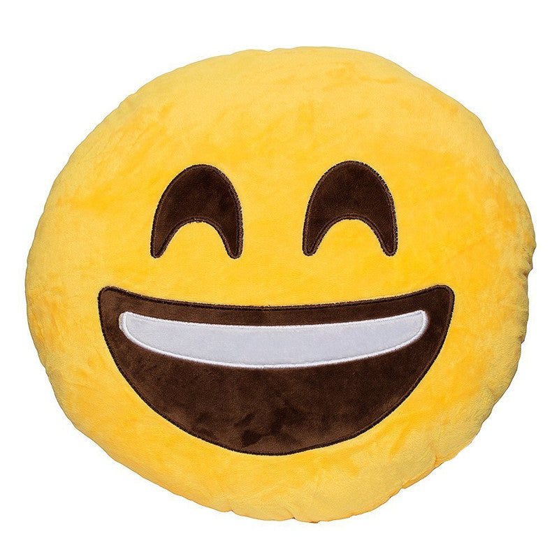 Kissing Wink Emoji Pillow - living-essentials