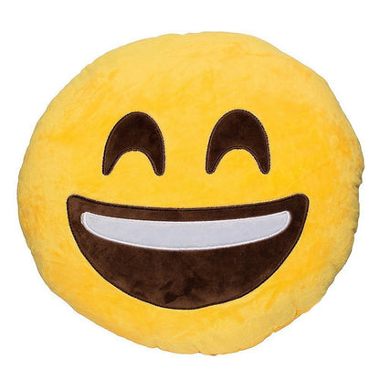 Kissing Wink Emoji Pillow - living-essentials