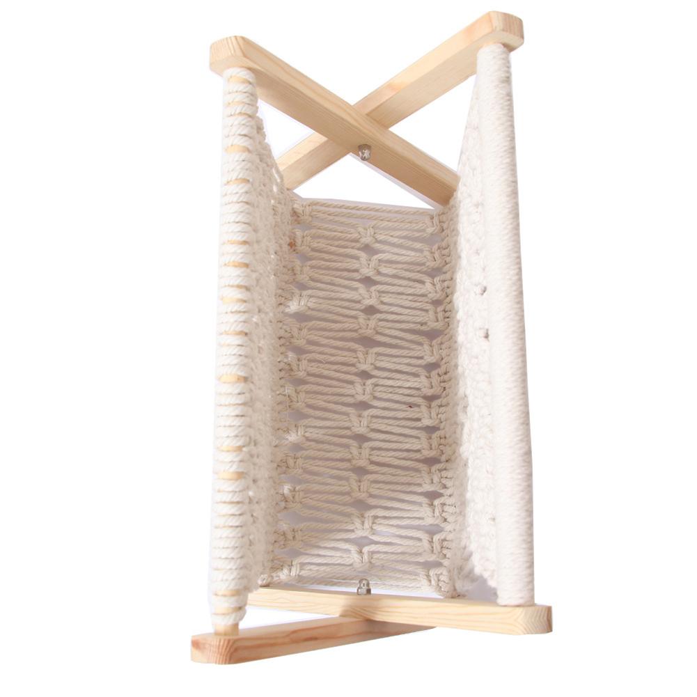 Boho Macramé Magazine Holder