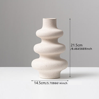 Wavy Ceramic Vase