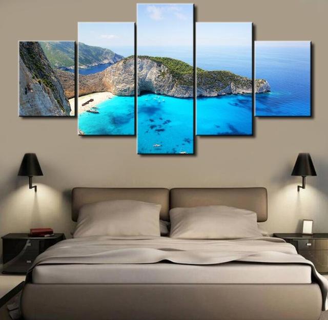 Shark 5 Piece Panel Wall Art - living-essentials