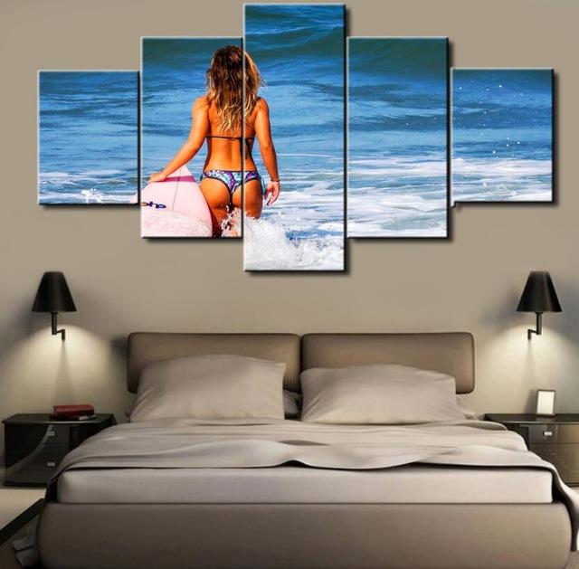 Shark 5 Piece Panel Wall Art - living-essentials