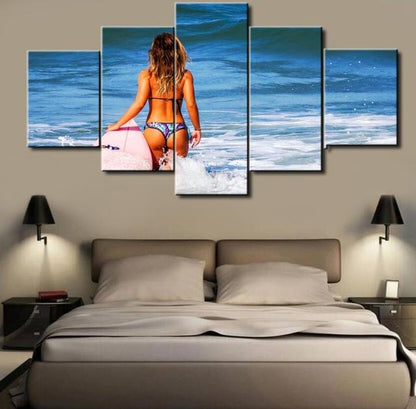 Shark 5 Piece Panel Wall Art - living-essentials