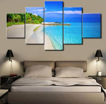 Shark 5 Piece Panel Wall Art - living-essentials