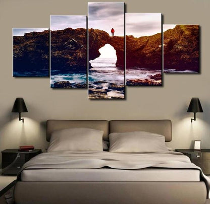 Shark 5 Piece Panel Wall Art - living-essentials