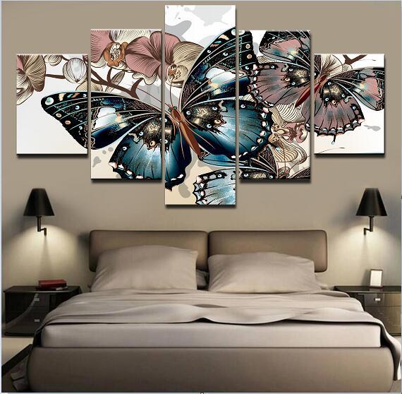 Shark 5 Piece Panel Wall Art - living-essentials