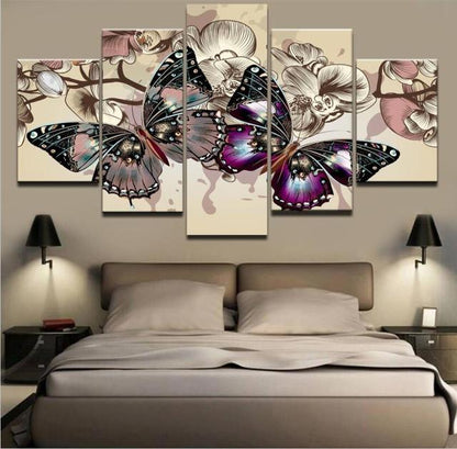 Shark 5 Piece Panel Wall Art - living-essentials