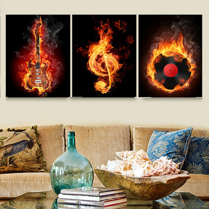 City Street 3 Piece Panel Wall Art - living-essentials