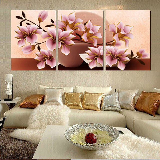 City Street 3 Piece Panel Wall Art - living-essentials
