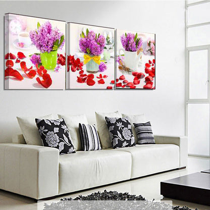 Orchids 3 Piece Panel Wall Art - living-essentials