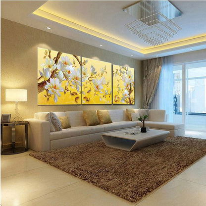Orchids 3 Piece Panel Wall Art - living-essentials