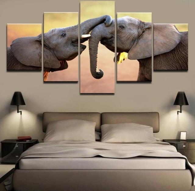 Shark 5 Piece Panel Wall Art - living-essentials