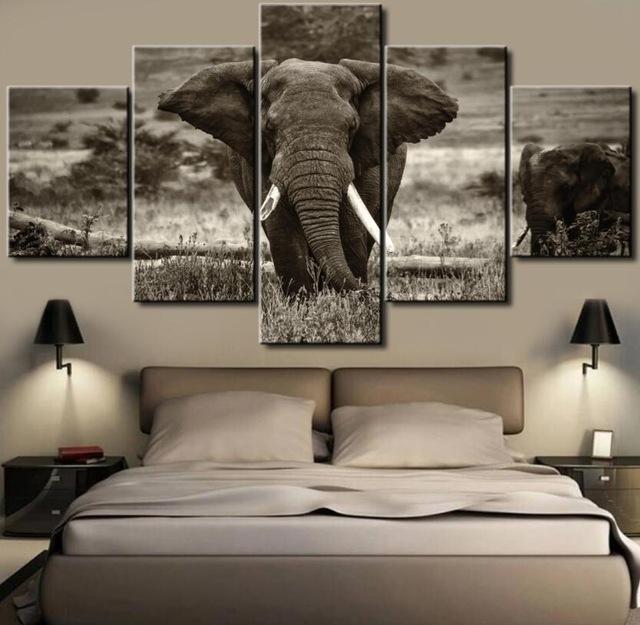 Shark 5 Piece Panel Wall Art - living-essentials